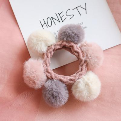 China Fashionable Girls Hair Scrunchies Woman Hair Scrunchies Elastic Band Hair Accessories Elastic Band Hair Ties Stick Cute Rope Scrunchies Ponytail Holder for sale