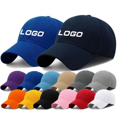 China JOINT Multicolor Wholesale Custom Unisex Adjustable Cotton 6 Panel Baseball Cap With Embroidery Logo for sale