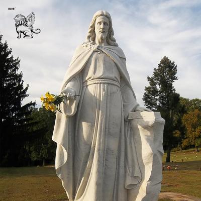 China Redeemer Jesus Marble Stone Life Size Statue MSZ-20 of Christ of Rio White Modern Western Style Good Prices for sale