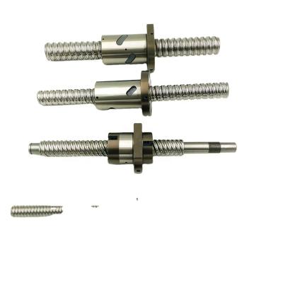 China Hot long run time sales high precision ball screw cnc sfu3205 cnc ball screw set for sale