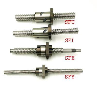 China Long Operating Life High Speed ​​Rolled Head Ball Screw Ball Screw sfy5050 Ball Screw for sale