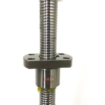 China High precision sfu2505 cnc ball screw assembly 25mm ball screw long length 2000mm operating life for sale