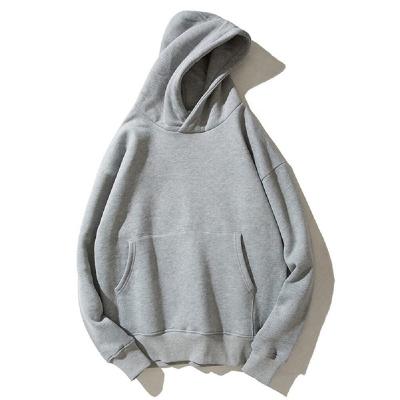 China Wholesale Anti-Shrink Plain Thick Oversize Hoodie Shoulder Cotton Hip Hop Hoodies Unisex Dropped Custom Sweatshirts for sale