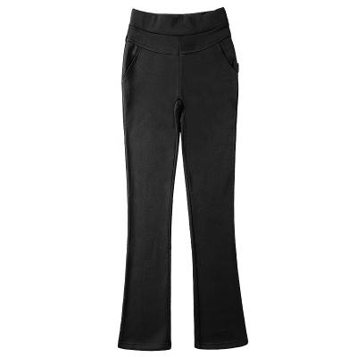 China Anti-Wrinkle 2022 New Spring Women's High Waist Flared Pants Plus Size Pants For Women Women Casual Trousers With Pockets for sale