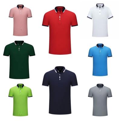 China Wholesale Custom Lapel Anti-Wrinkle Logo Polo Shirt Custom Lapel Polo Shirt 100% Cotton Polyester Sports Embroidered Men for sale