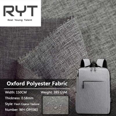 China Flash Surface 100% Oxford Polyester Fabric Coarse Texture Feel Touch for sale