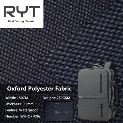 China 100% Polyester PU Fabric For Computer Backpack Camping Golf Bag for sale