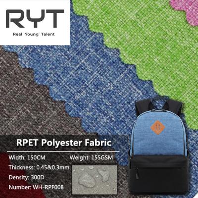 China 300D RPET Polyester Fabric for sale