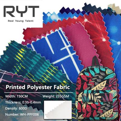 China 600D Printed Polyester Fabric for sale