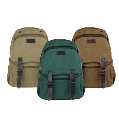 China OEM ODM Outdoor Waterproof Backpack Multi Space Canvas Dslr Camera Bag for sale