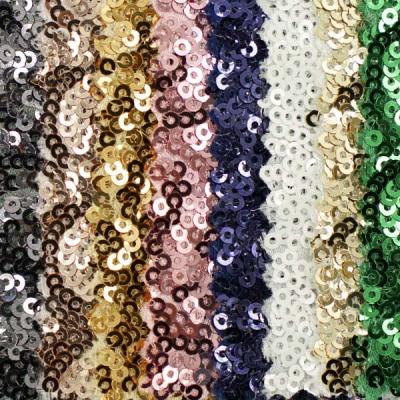 Cina Splendere 390 GSM Rose Sequin Fabric per i vestiti dal modo delle donne in vendita