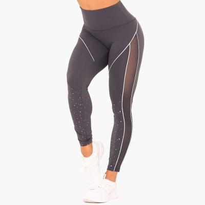 China Antibacterial Custom Made Ladies Activewear Polyamide Elastane Label Mid Rise Jogger Leggings With Phone Pockets for sale