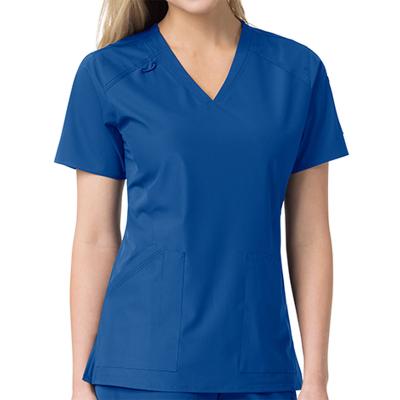 China High Quality Fashionable Medical Hospital V-Neck Uniform Hospital Staff Nursing Scrubs for sale