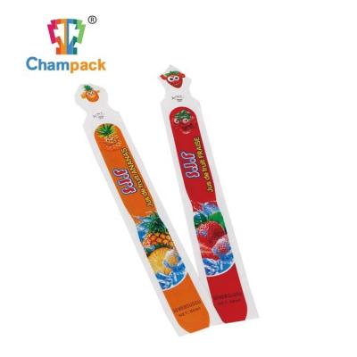 China Food Grade 100ml Long Shaped Pouch For Juice for sale