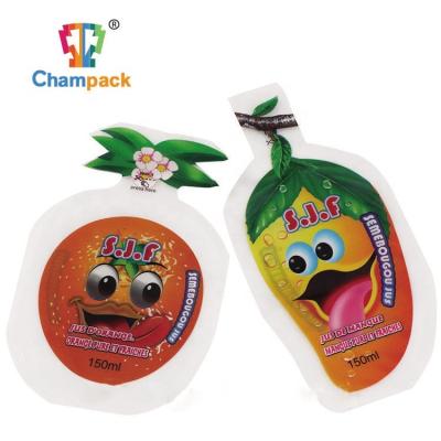 China 150ml Food Grade Fruit Shaped Juice Pouch for sale