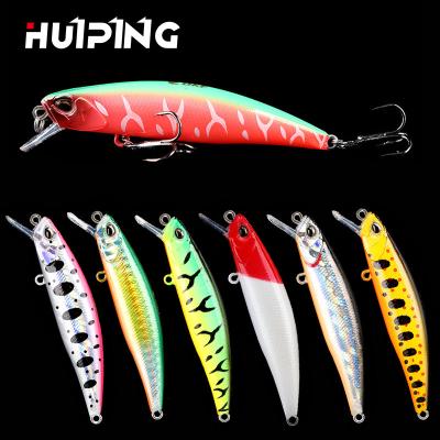 China ABS HUIPING 11g 75mm 75sp Minnow Lure Fishing Lure 75SP Minnow Bait Bass Plastic Sinker Pike for sale