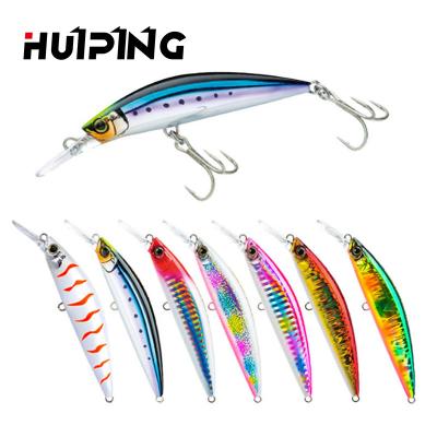 China Wholesale Bass Lures China Supplier 27g Plastic Japanese Downhill Heavy Fishing Molded Minnows 110mm 37g 90mm ABS Hard Minnow Long for sale