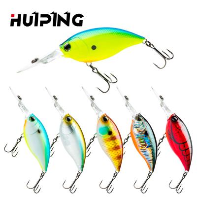 China Outdoor Water Lure Fishing Sea Bass 75mm 22.5g Floating Crankbait Artificial Deep Diver Trolling Lures Fishing Tackle PESCA 3d Fishing Lures for sale