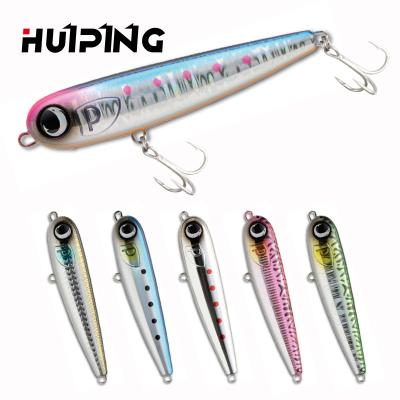 China Custom Outdoor Water Lure Fishing Pencil Lure Topwater 16g 95mm Hard Bait Fishing Artificial Swimming Lures Floating Stickbait for sale