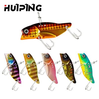 China PESCA Bass Wobbler Metal Jigging VIB Metal Vibration Lure Bait Sea HUIPING 14g 58mm for sale