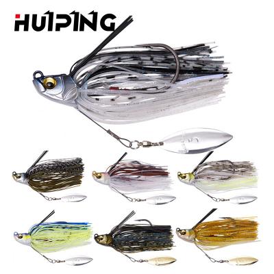 China ABS Artificial 13g Bait Skirt Silicone Metal Bait Swim Jig Head Lures Pilker Salt Freshwater Blade PESCA Lead Jig for sale