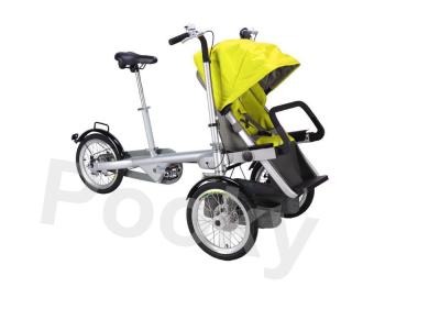 China High-finish Aluminum Alloy 6061 Safety Trolley Bicycle Strollers for Child / Infant with 5-point Harness for sale