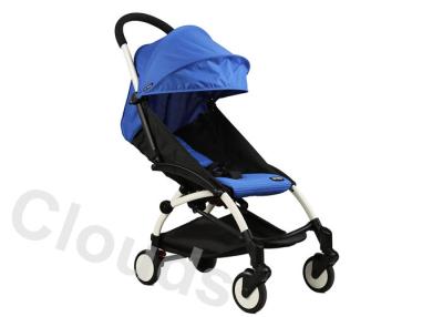 China Aluminum Light Weight Baby Buggy Stroller With Linked Brake , Blue or Customized for sale