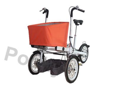 China Aluminum Alloy Child Carrier Bike , Tricycle Stroller Bicycle With Disk Brakes for sale