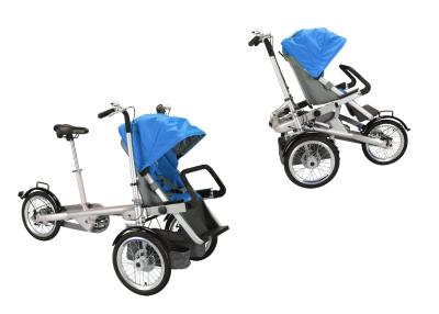 China Three Wheel Baby Stroller Alluminum Alloy 6061 For Toddler / Child for sale