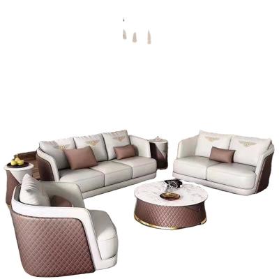 China Modern Italian luxury design furniture comfortable chesterfield rinconera sofas curved back sectional sofa for sale