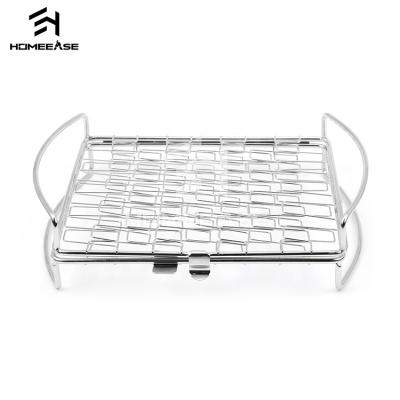 China Yang jiang wire rotisserie oyster rust proof barbecue fish easily cleaned hanging shish grilling basket for sale