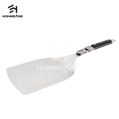 China Sustainable Logo OEM Customized Non-Stick Metal Stainless Steel Handle Pizza Folding Skin for sale