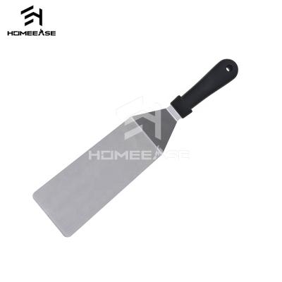 China Contemporary BBQ Tool Stainless Steel Pizza Cutter Flat Griddle Spatula for sale