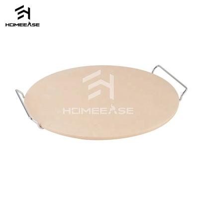 China Durable Bakeware Removable Non-stick Ceramic Round 3pcs Multifunctional Pizza Oven Stone Thick Base for sale