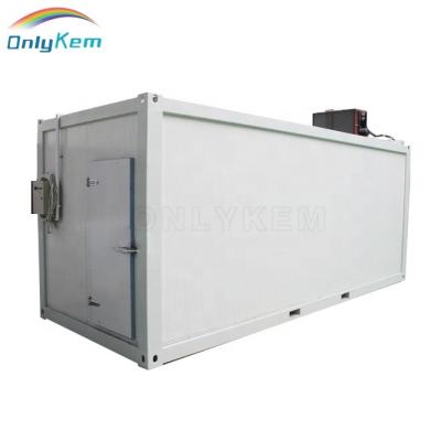 China Hotels 20ft Refrigerator Cold Storage Room Fruit Vegetable Cooling Room Container for sale