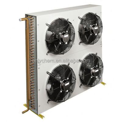 China Heater Parts Four Motors Air Cooled Condenser For Refrigeration With Aluminum Fin for sale