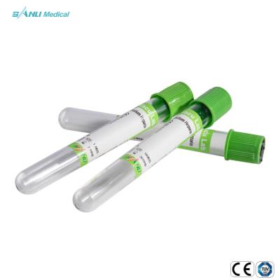 China Lithium Heparin / Sodium Heparin Additive Container Type Vacuum Blood Collection Tube for sale