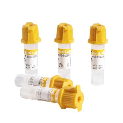 China K2EDTA-medizinisches Mikroblut-Sammlungs-Rohr 8x45mm 0,25 0.5ml zu verkaufen