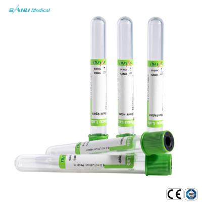 China el tubo superior verde de la heparina del sodio 5ml para la sangre dibuja el material del ANIMAL DOMÉSTICO en venta