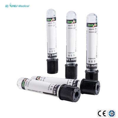 China Disposable ESR Blood Collection Tube PET With 3.8% Trisodium Citrate Solution for sale