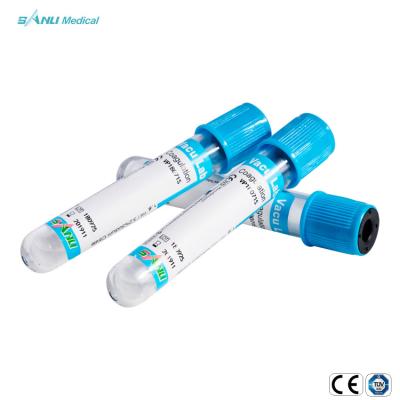 China 3.2% Sodium Citrate Vacuum Blood Collection Tubes For Coagulation Test for sale