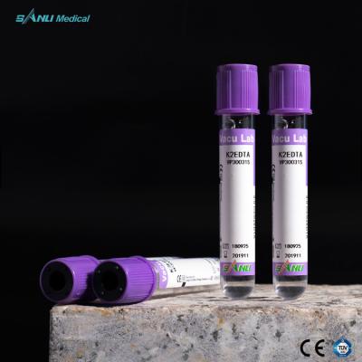 China Lavender Top Plastic Blood Collection Tubes CE Approved EDTA K2 With GEL for sale