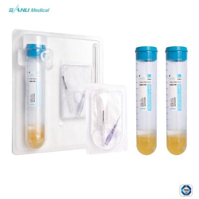 China PET 40ml PRP Tube Kit Sodium Citrate PRP Tube With Separating Gel for sale