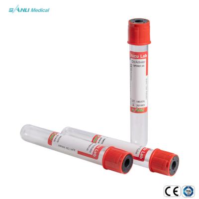 China Sterile Red Vacuum Test Blood Collection Tubes Ce Approved With Clot Activator for sale