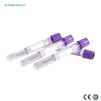 China Tubo médico da coleção da análise de sangue do vácuo do tubo do ISO EPGT do CE com parte superior da alfazema à venda