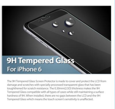 China Professional mobile phone offer! 0.33mm Cell Phone 9H Anti-Glare Waterproof Tempered Glass Screen Protector For iPhone 7/7plus/6 /6s for sale