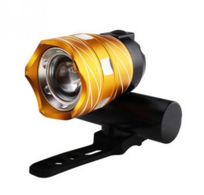 China Led Flashlight USB Charging Highlight Mountain Warning Accessories Bike Headlights for sale