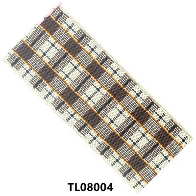 China Customizable Elastic Webbing Elastic Band Gold Shuttleless Weaving Elastic Braid for sale