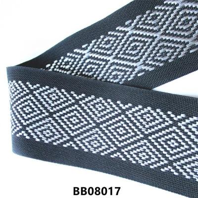 China Durable Wear Resistant Ledge Bands For Hair Polyester Flat Webbing Custom Polyester Webbing for sale