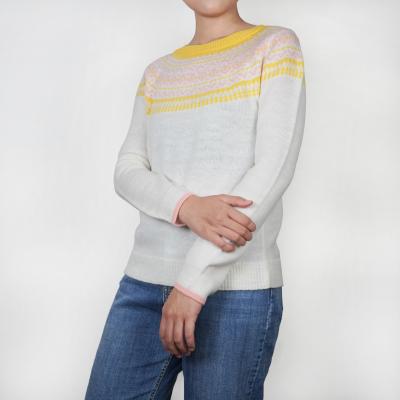 China Machine Washable Nordic Ship Fair Isle Sweater OEM/ODM Sweater For Women for sale